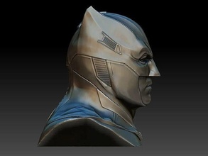 batman táctica máscara busto Arkham ciudad Arte esculturas 3d print model - Mito3D