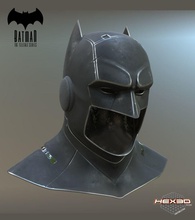 batman revelador capuz 3d impressão pronto 3dprint cosplay capacete suporte stl arte esculturas 3d print model - Mito3D