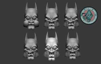 Batmetal einstellen Batman dc Held Joker Übermensch Robin Superheld Comic Super Karikatur Spiele Spielzeuge 3d print model - Mito3D