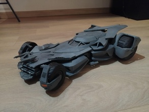 batmobile2016 realista 3d modelo stl batimóvil batman coche vehiculo guerra galaxias dc maravilla hombre acero juegos juguetes 3d print model - Mito3D