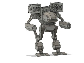 battletech deli kedi mechwarrior robot yarı teknoloji fütüristik gelecek sibernetik mekanik çılgın daishi savaş oyunlar oyuncaklar 3d print model - Mito3D