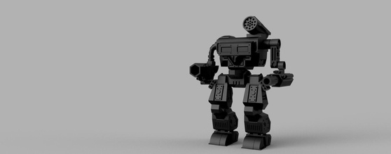 battletech thor mechwarrior robot futuriste invocateur technologie vaisseau spatial mécanique guerre jeux jouets mech bot thurston robertthurston 3d print model - Mito3D