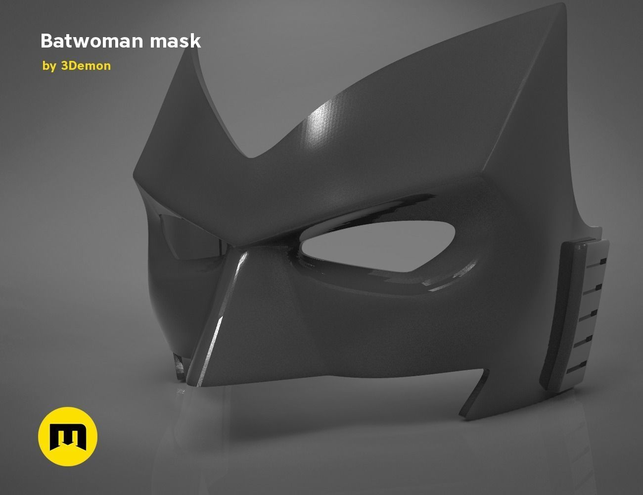 batwoman masque gotham ville portable le costume cosplay la fête d'halloween héros film bande dessinée dc de batman fantaisie robin wayne bruce les ailes nuit super-héros méchant jeux jouets d'autres 3D print model - Mito3D