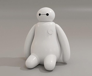baymax gros héros 6 robot disney infirmier art sculptures 3d print model - Mito3D