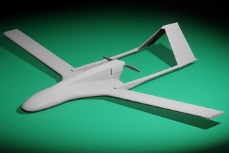 flagtar tb2 uav avión aeronave vehículo baykar vuelo cielo volador aire zumbido remoto vigilancia juegos juguetes 3d print model - Mito3D