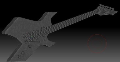 bc reich gitarre schlüsselbund ventilator kunst fremder spielzeuge spiele 3d print model - Mito3D