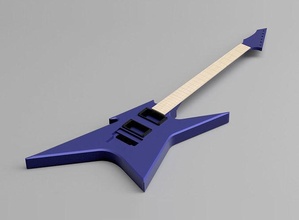 bc ricco uccello ferro chitarra cad modello elettrico liutaio violino strumento cnc passatempo fai 3d print model - Mito3D