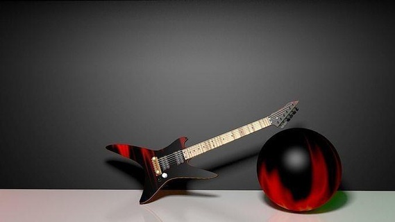 bc Rico sigilo legado guitarra música musical audio dispositivo cuerda instrumento instrumentos rock rico Arte escaneos réplicas 3d print model - Mito3D