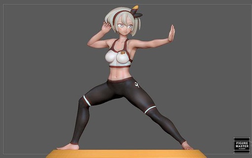 pokemon eğitimci Şirin kız anime karakter hipno Eğitim Spor Dalları Sanat heykeller 3d print model - Mito3D