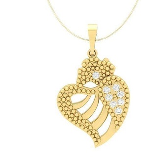 beaded pendant 3d model print cad cam file gold jewelry locket shining gem precious silver diamond ring printable jewel necklace wax accessory sterling pendants 3d print model - Mito3D