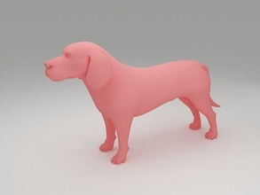 beagle 3d model köpek yavrusu köpekler evcil hayvan hayvan sanat heykeller 3d print model - Mito3D