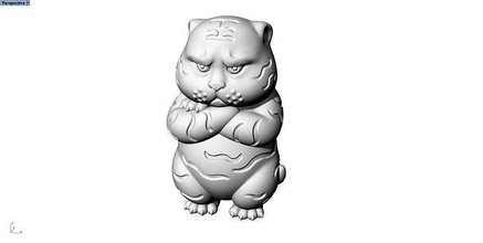 orso 3d stampante animale personaggi gioco stampabile scultura decorativo goblin mago maglia elettronico Giochi giocattoli 3d print model - Mito3D