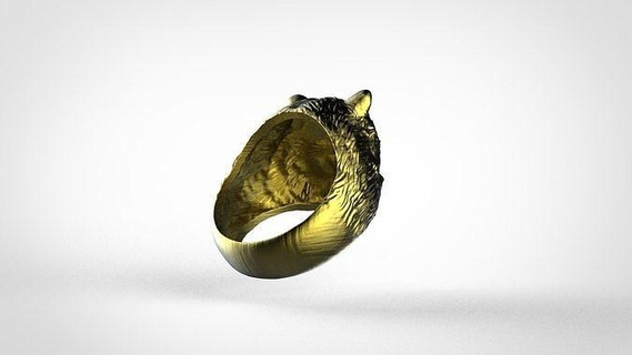 Bär Tier Ring Ringe Schmuck Tiere Gold druckbar Silber Diamant Juwel niedlich Kunst Engagement Luxus brillant Mode 3d print model - Mito3D