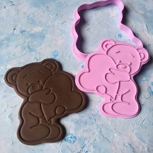 bear cookie cutter cookiecutter games toys house kitchen dining cookiestamp cake food cutting nickelodeon kids play decoration disney micky 3d print model - Mito3D