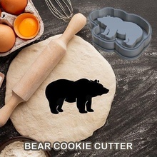 orso biscotto taglierina pasticcino impasto zucchero cibo biscotti frese animale casa cucina cenare 3d print model - Mito3D