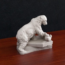 bear polar 3d print sculpture statue animal animals arctic seal teddy art sculptures 3d print model - Mito3D