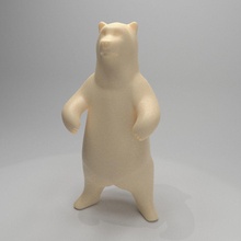 bear standing art animal soap lowpoly pbr sculptures 3d print model - Mito3D