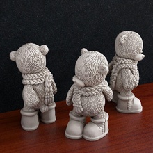 Urso brinquedo animal crianças boneca arte esculturas 3d print model - Mito3D