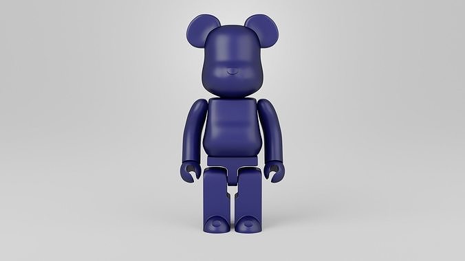 bearbrick 3d print static figure companion sculpture design contemporary character collectible statue architectural decoration cartoon interior toy figurine games toys bear teddy medicom 3D print model - Mito3D
