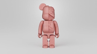 bearbrick open edition 280mm figure companion sculpture design character collectible statue architectural decoration cartoon interior toy figurine bear teddy medicom lego kaws games toys 3d print model - Mito3D