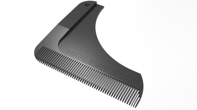 beard shaping comb fasion 3dprint 3dmodel haircut fashion 3d print model - Mito3D
