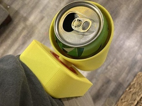bearing pop holder cup belt clip beer hobby diy 3d print model - Mito3D