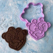 bears cookie cutter cookiecutter games toys house kitchen dining cookiestamp cake food cutting nickelodeon kids play decoration disney micky 3d print model - Mito3D