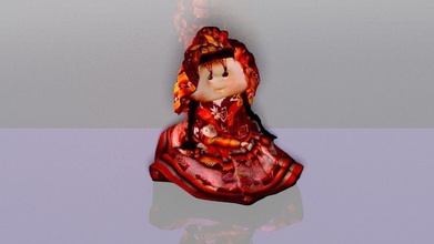 hermoso abancay muñeca perú recuerdo ornamento escaneado arte escaneos réplicas imprimible 3d 3d print model - Mito3D