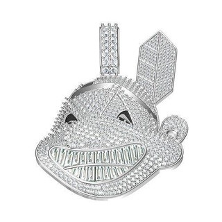 beautiful baby shark diamond hip hop pendant jewelry jewelery jewel gems gold silver sterlling 3d cad design printable customize pendants 3d print model - Mito3D