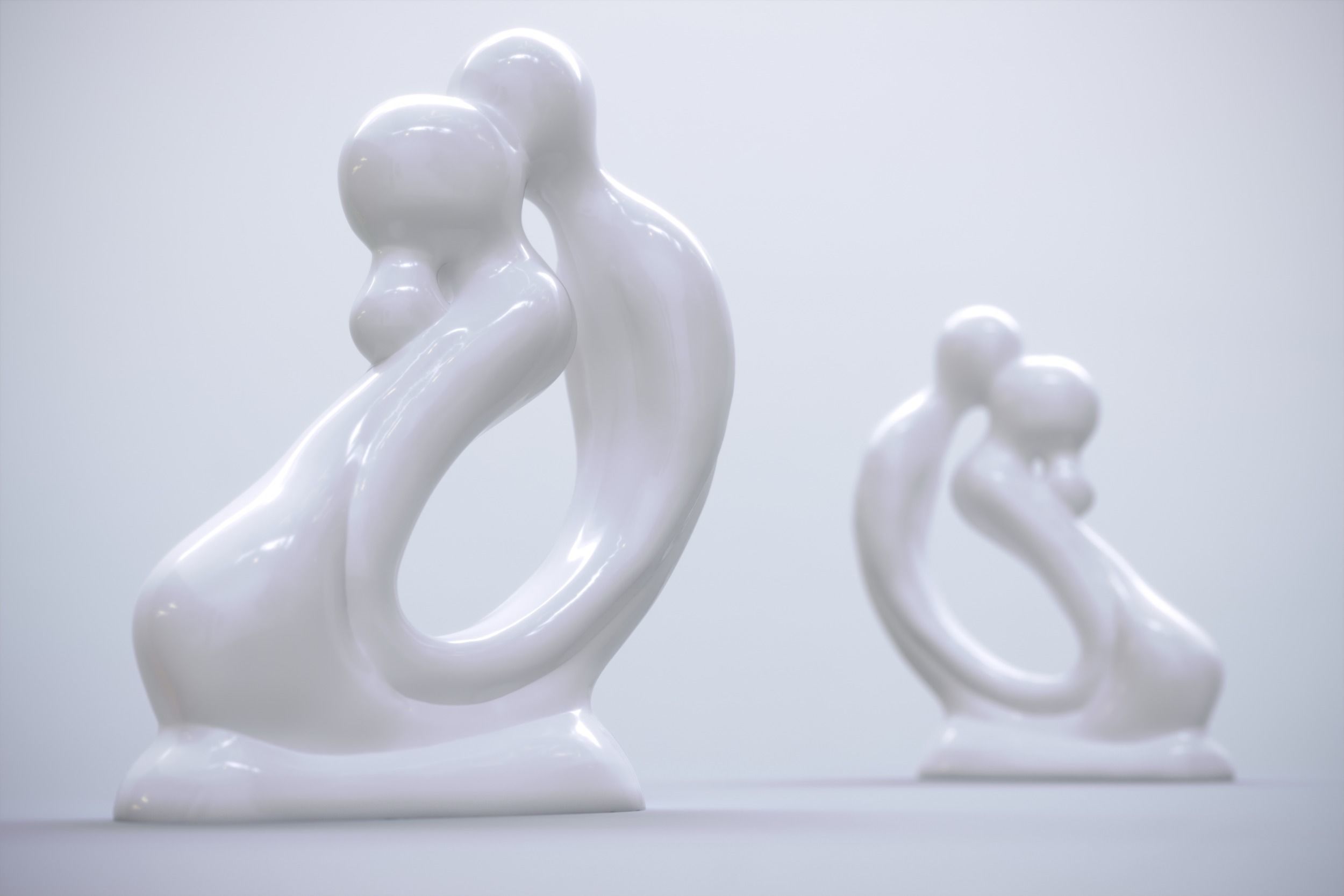 bella coppia paar amore figurina matrimonio figura la scultura uomo donna art sculture di sesso femminile 3D print model - Mito3D