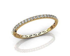 beaux bracelets de diamants bijoux or bracletes le diamant d'argent blanc la livre sterling mariage platine brillant mode beauté les 3d print model - Mito3D