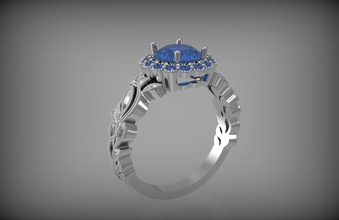 hermoso anillo de compromiso la joyería oro joya gem plata diamante brillante moda y belleza sterling solitaire brazalete imprimible ruby vintag esmeralda el boda los anillos 3d print model - Mito3D