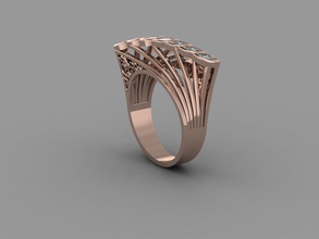 hermoso anillo de oro la joyería plata diamante imprimible art el blanco aretes modelo lujo escaneado 3d modelos varios los anillos gem 3d print model - Mito3D