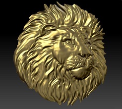 magnifique lion de secours bijoux pendentif beau imprimable un soulagement cad belle la femelle exclusif stl obj mode or rhiho cnc pendentifs 3d print model - Mito3D