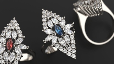 hermosa marquesa anillo la joyería hermoso diamant el diamante engagem compromiso de moda piedras preciosas oro joya marquisering imprimible los anillos boda plata y belleza 3d print model - Mito3D
