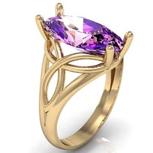 lindo anel joalheria imprimível diamante argolas cafajeste Casamento joias brilhante exclusivo moda ouro rhiho cnc prata 3d print model - Mito3D