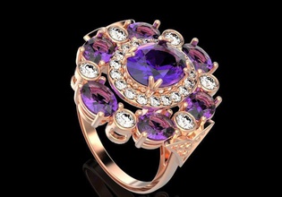 lindo anel de diamantes jóias 3dprinted o design a moda ouro grego jóia os homens homem imprimir diamante prata engajamento printable colar roupas pedra preciosa anéis 3d print model - Mito3D
