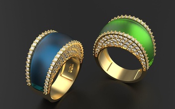 bellissima royal anello gioielli bella di diamanti oro argento stampabile moda disco platino gemma brillante e bellezza diamant brillant beauti la sterlina zaffiro droplight abbigliamento anelli 3d print model - Mito3D