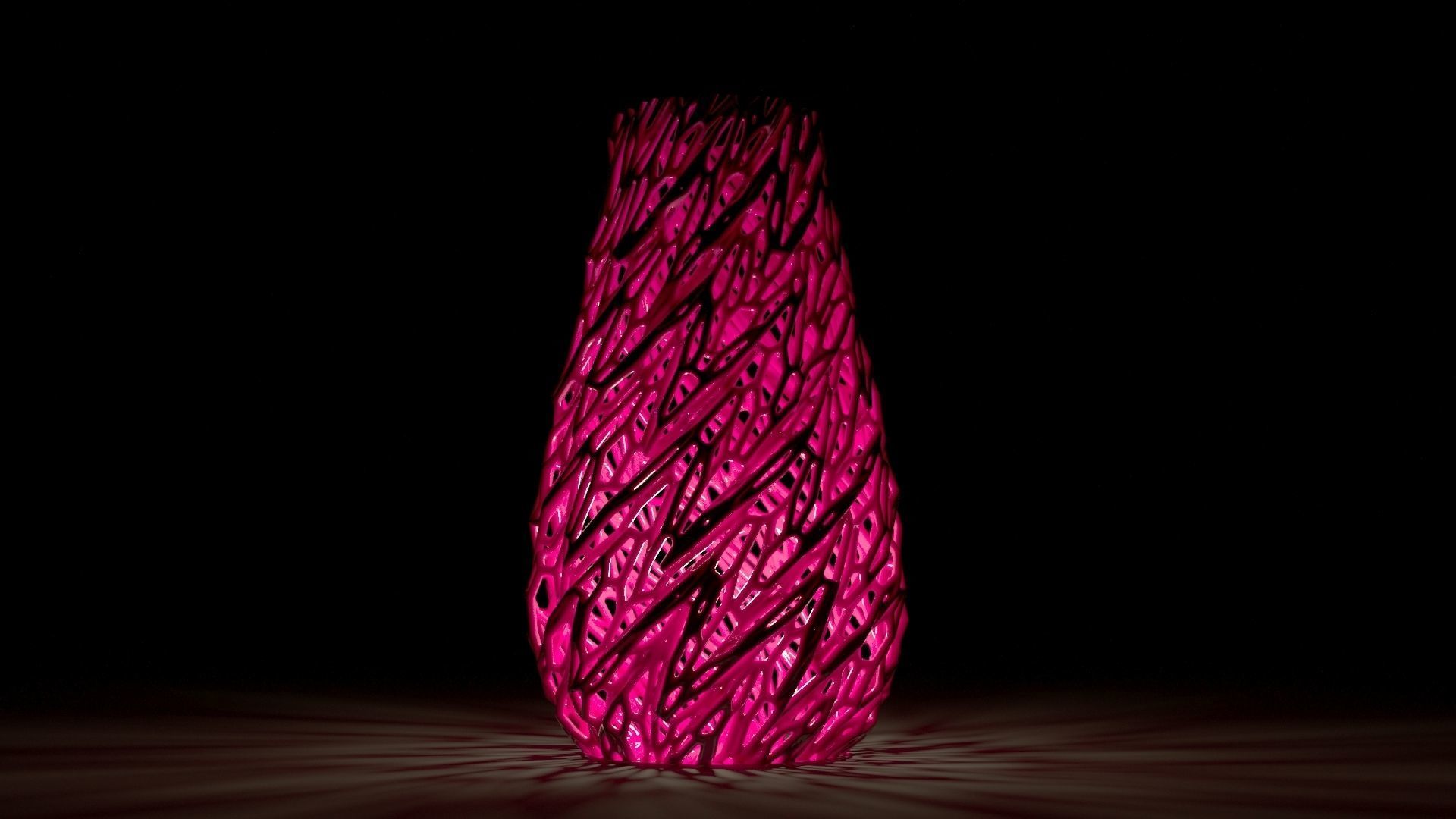 bellissimo vaso arredamento art il bella voronoi interni la decorazione 3d stampa vintage altri prodotti per casa forma geometrica 3D print model - Mito3D