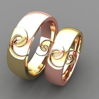 bellissimo diamante squillare nozze gioielleria donne anelli oro stampabile argento platino 3d print model - Mito3D