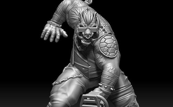 bebop tmnt rocksteady ninja schildkröten spielzeuge figur statue sammlerstücke held comic spiel film karikatur zahl skulptur spiele 3d print model - Mito3D