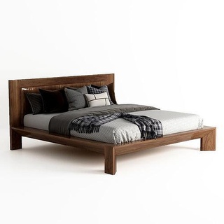 bed 12 furniture bedroom interior pillow room sleep design modern living furnishing furnitur rest house 3d print model - Mito3D