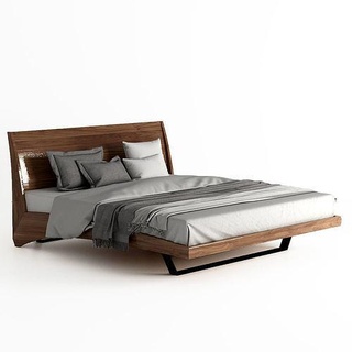 Bett 34 Möbel Schlafzimmer Innere Kissen Zimmer Schlaf Design modern Leben Möblierung ausruhen Haus 3d print model - Mito3D