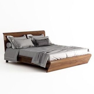 bed 3 furniture bedroom interior pillow room sleep design modern blanket furnishing rest house 3d print model - Mito3D