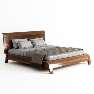 bed 6 furniture bedroom interior pillow room sleep design modern living furnishing furnitur rest house 3d print model - Mito3D