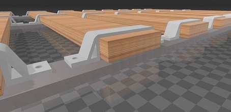 bed support ikea wood layer repair hobby diy 3d print model - Mito3D
