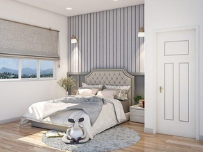 bedroom room bed furnishing sleep wardrobe pillow dresser rest living furniture house decor 3d print model - Mito3D