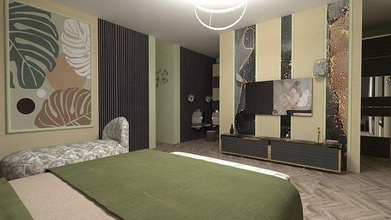 chambre meubles lampe lit maison 3d print model - Mito3D