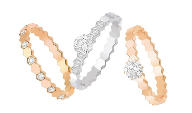bee-Kollektion Schmuck ring bee Sammlung Juwel solitaire design gold diamond Ringe 3d print model - Mito3D