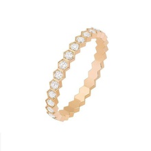 ape anello operativa gioielli alleanza clawset di lusso stampabile preziosi gemma gioiello oro brillante diamanti moda e bellezza bee diamante anelli 3d print model - Mito3D